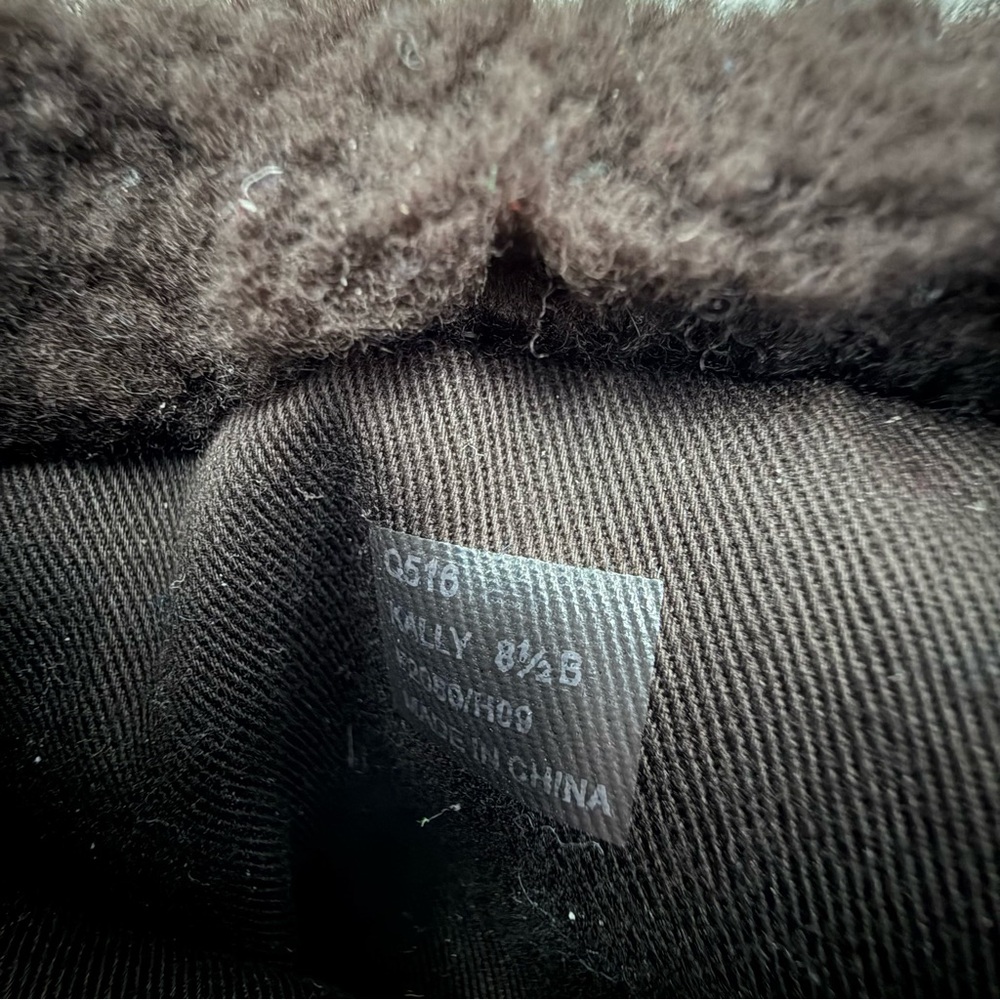 Coach Kally Signature Logo‎ Canva & Suede Boots Women Size 8.5B - Picture 12 of 16